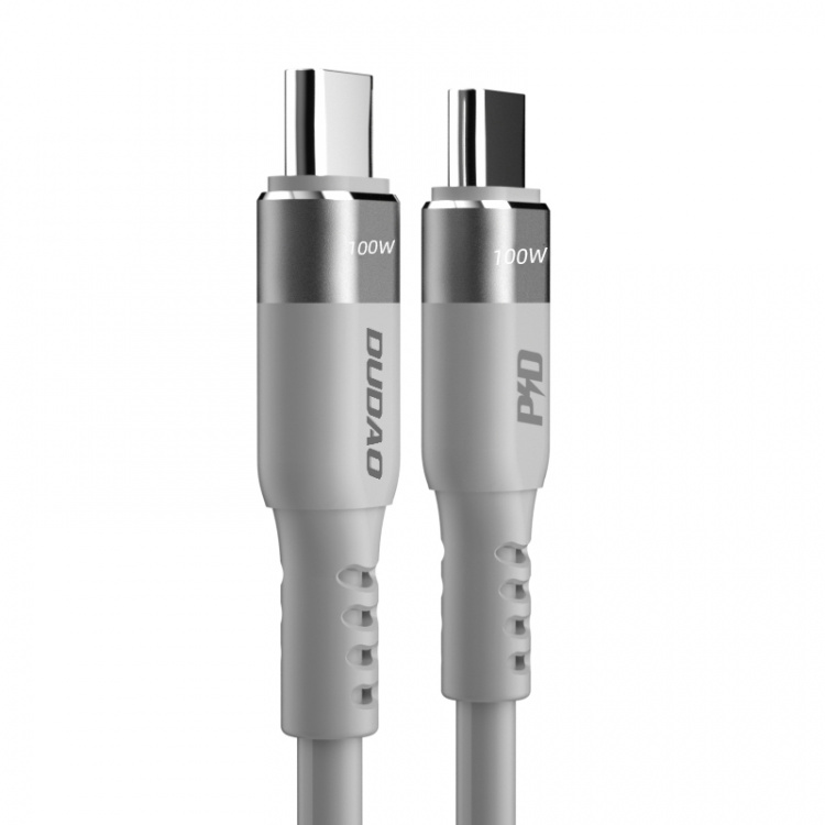 Dudao L5CMAX USB-C to USB-C cable 100W 1m grå