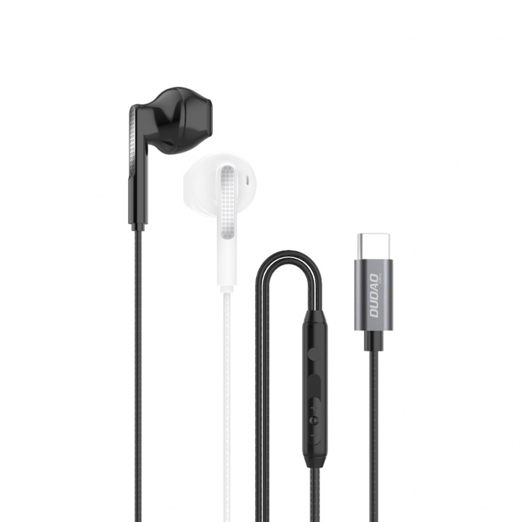 Dudao X3Pro in-ear hörlurar USB-C 1,2 m vit