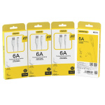 Dudao TGL3M USB-A till USB Micro-kabel 1m vit