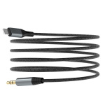 Dudao L11PRO 3,5mm Jack till Lightning-kabel 1m grå