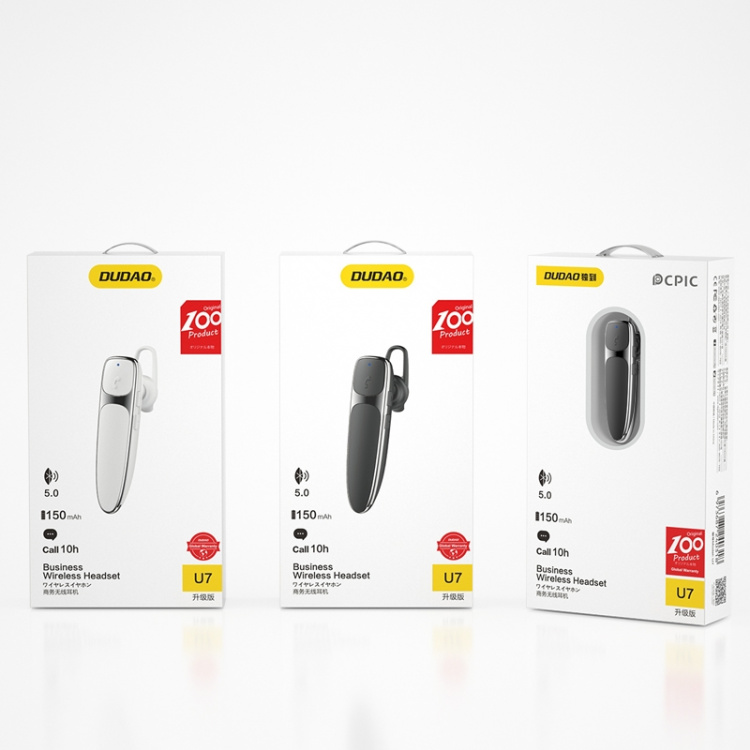 Dudao U7 Trådlöst headset Vit
