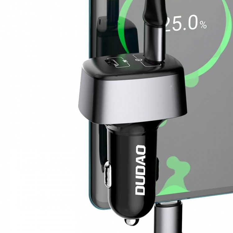 Dudao R7XS Billaddare 83Watt 1xUSB-C + 1xUSB-A