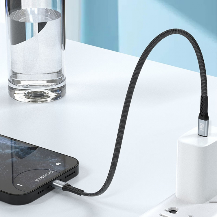 Dudao L10P USB-C till Lightning-kabel 20W 0,23m