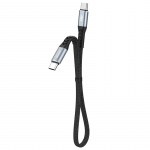 Dudao L10C USB-C till USB-C-kabel 100W 0,23 m svart