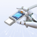 Dudao L6C USB-C till USB-C 60W PD 2m vit