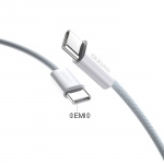 Dudao L6C USB-C till USB-C 60W PD 2m vit