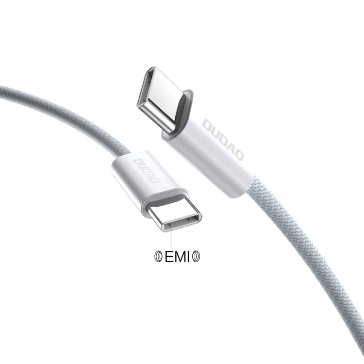 Dudao L6C USB-C till USB-C 60W PD 2m vit