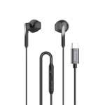 Dudao X3Pro in-ear hörlurar USB-C 1,2 m svart