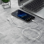 Dudao X14+ In-ear hörlurar med mikrofon Lightning vit