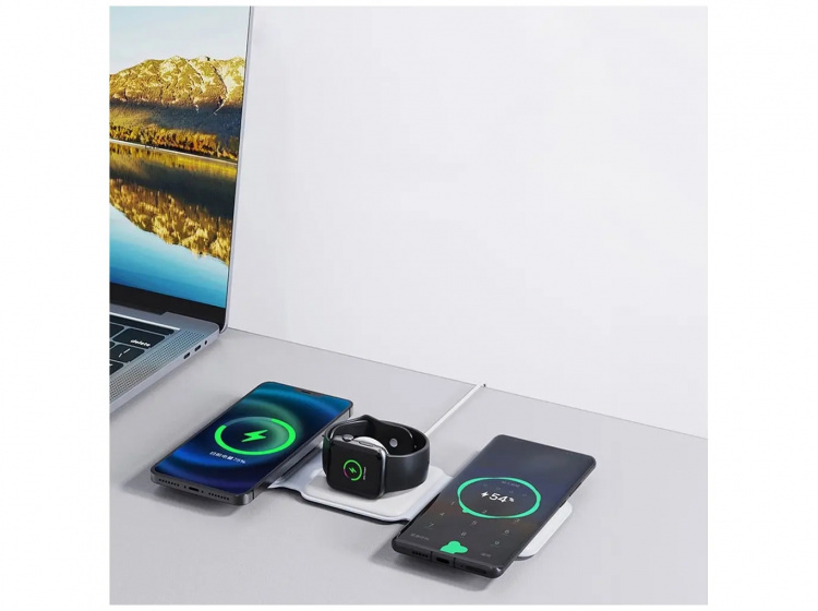 Dudao 3-i-1 snabbladdare Dudao A11N 15W - vit Dudao 3-i-1 snabbladdare Dudao A11N 15W - vit