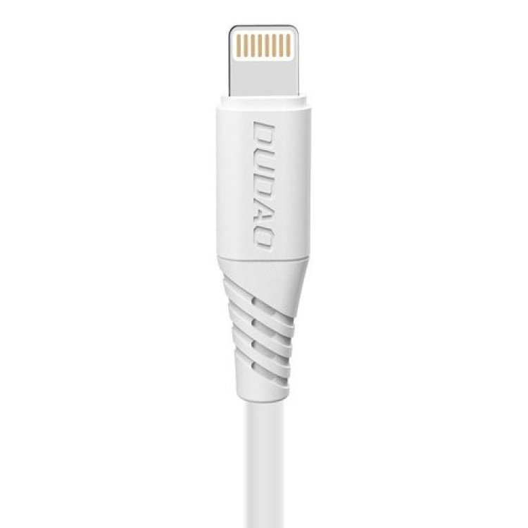 Dudao L2L USB-A till Lightning-kabel 1m vit