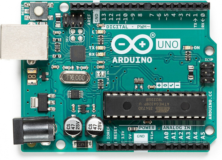 Arduino Uno Rev. 3 utvecklingsplattform
