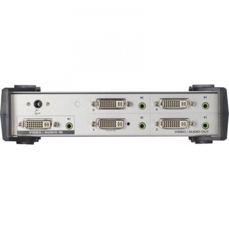 ATEN VS-164 DVI splitter/splitter, 1 > 4, DVI-I Single Link + ljud