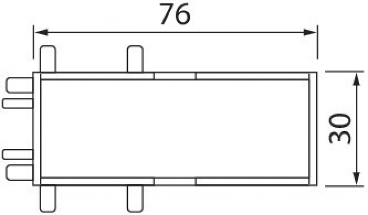 Airam Linjär x-kontakt, 1 W, 4000 K