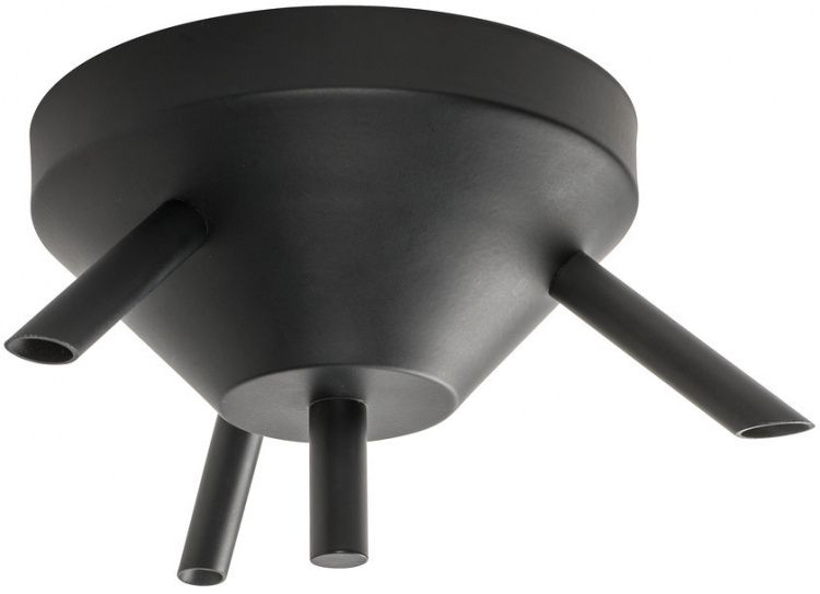 Airam Takkopp, för tre upphängningssladdar, svart