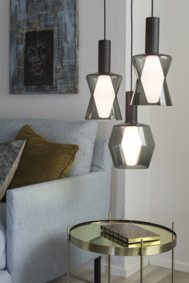 Airam Takkopp, för tre upphängningssladdar, svart