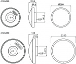 Airam Zeo Duo 350 Plafond, 1100 lm, 18 W, med variabel ljusfärg Airam Zeo Duo 350 Plafond, 1100 lm, 18 W, med variabel ljusfärg