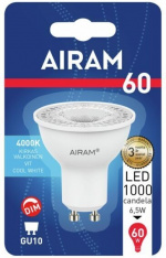 Airam LED PAR16, 4000K, 425 lm, GU10-sockel Airam LED PAR16, 4000K, 425 lm, GU10-sockel
