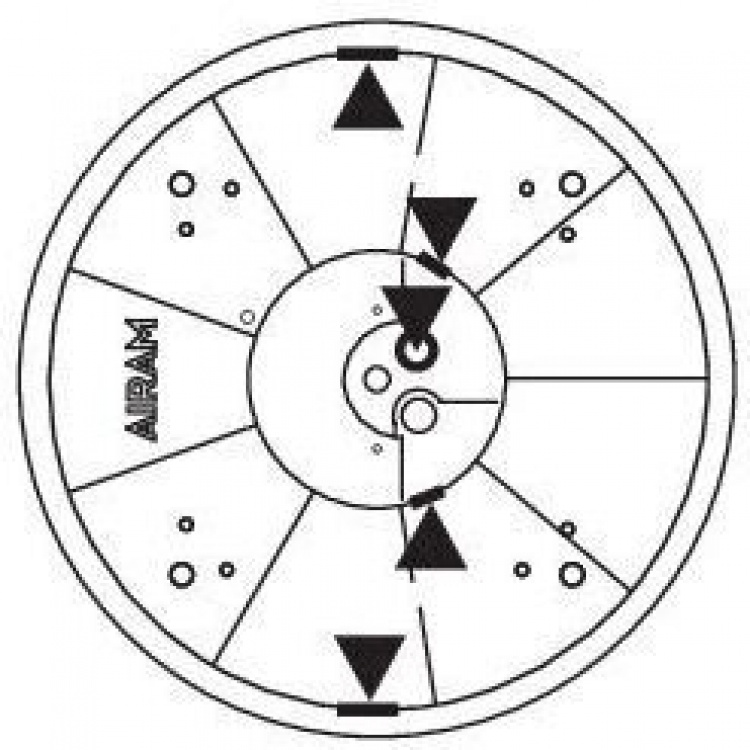 Airam Gaia Slim Rund Plafond, 22W, 2700-6500K, vit, 40 cm Airam Gaia Slim Rund Plafond, 22W, 2700-6500K, vit, 40 cm