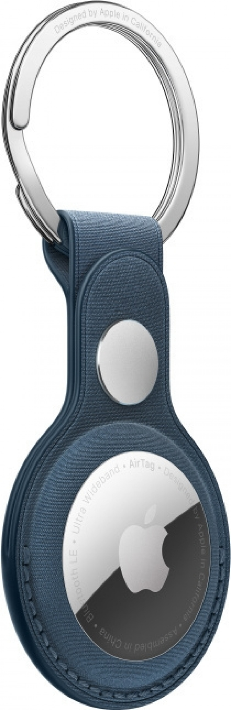 Apple FineWoven AirTag nyckelring, havsblå