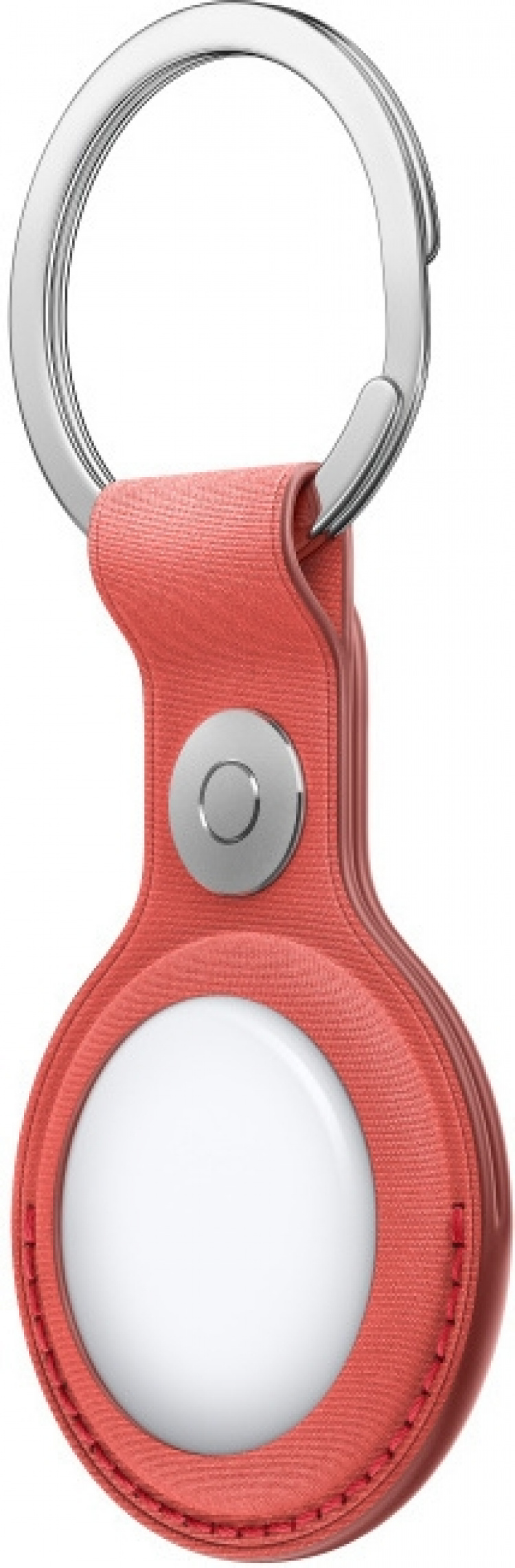 Apple FineWoven AirTag nyckelring, korall