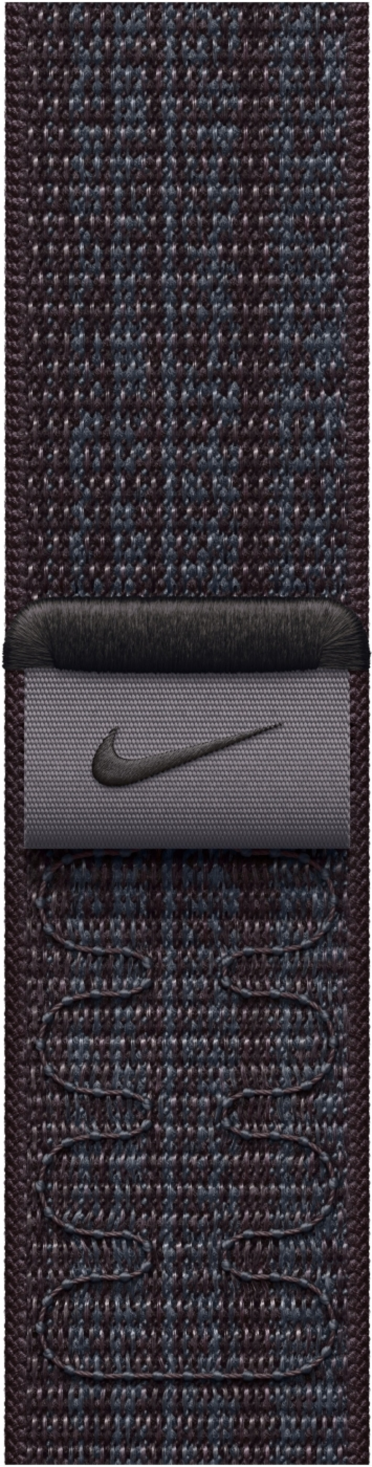 Apple Watch 45 mm svart/blått Nike Sport Loop armband (MUJX3)