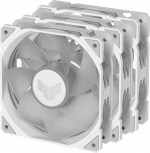ASUS TUF Gaming TR 120 ARGB Reverse PWM-fläkt, 120 mm, vit, 3-pack