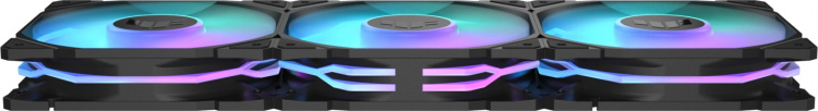 ASUS TUF Gaming TR 120 ARGB Reverse PWM-fläkt, 120 mm, svart, 3-pack