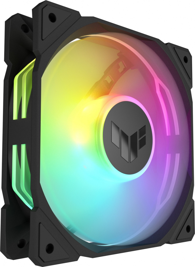 ASUS TUF Gaming TR 120 ARGB Reverse PWM-fläkt, 120 mm, svart