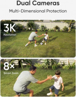 Anker eufy Floodlight Camera E340 övervakningskamera för utomhusbruk