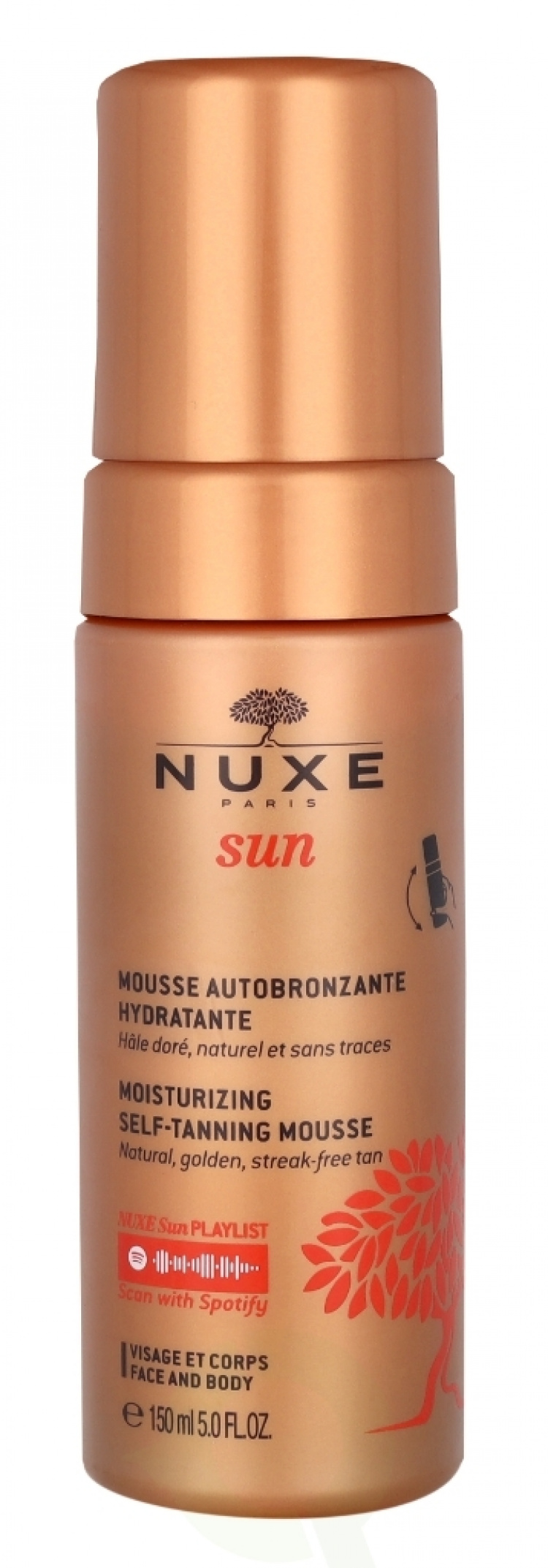 Nuxe Sun Moisturizing Self-Tanning Mousse 150 ml