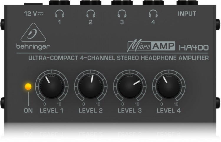 BEHRINGER MicroAMP HA400 Hörselförstärkare