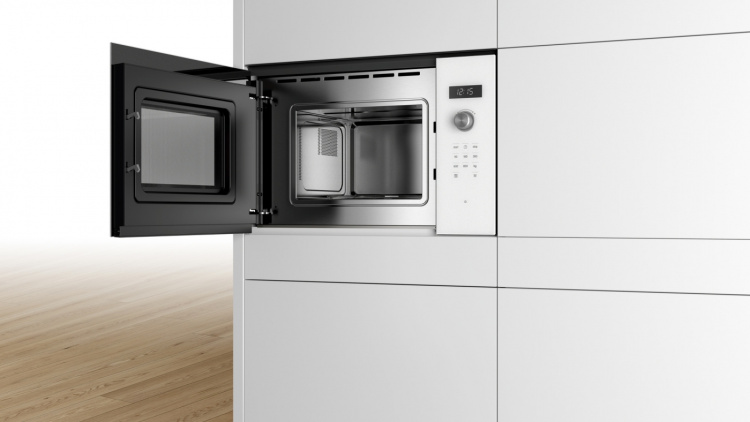 Bosch BFL524MW0 Serie 6 mikrovågsugn, vit Bosch BFL524MW0 Serie 6 mikrovågsugn, vit