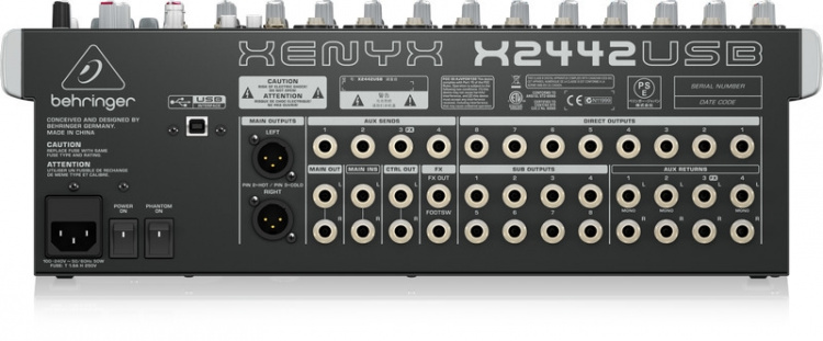 BEHRINGER Xenyx X2442USB kompakt mixerbord