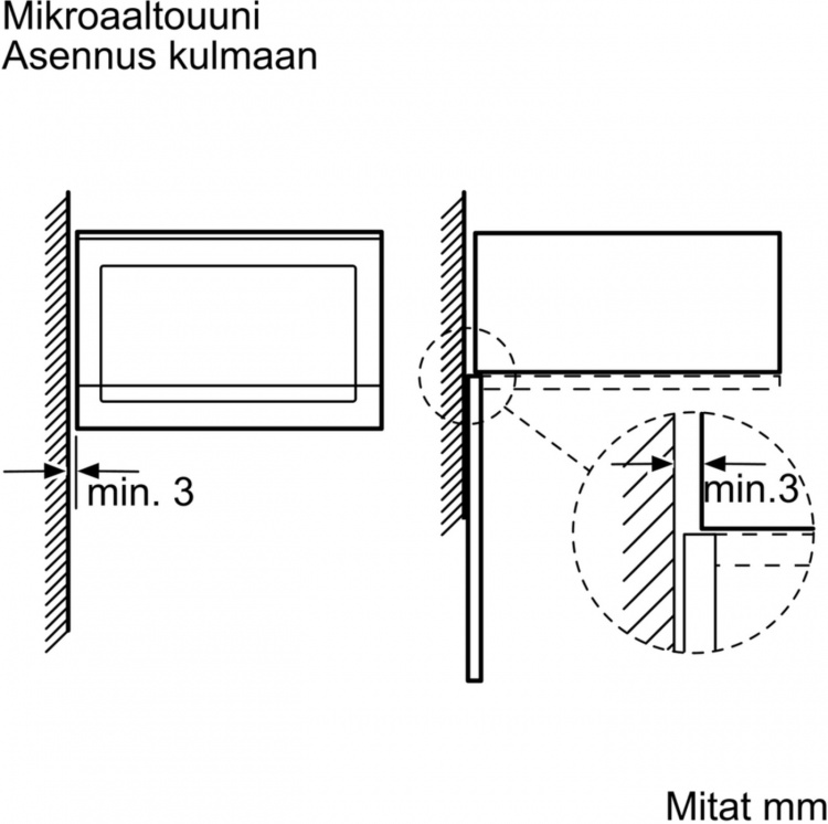 Bosch BFL520MB0 Serie 4 mikrovågsugn, svart Bosch BFL520MB0 Serie 4 mikrovågsugn, svart