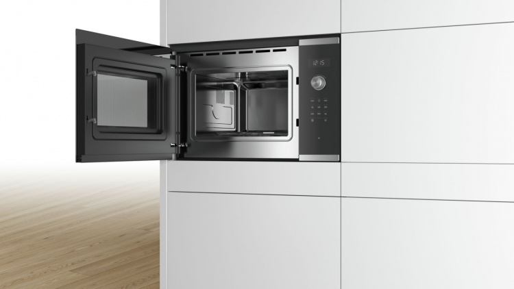 Bosch BFL554MS0 Serie 6 mikrovågsugn, stål