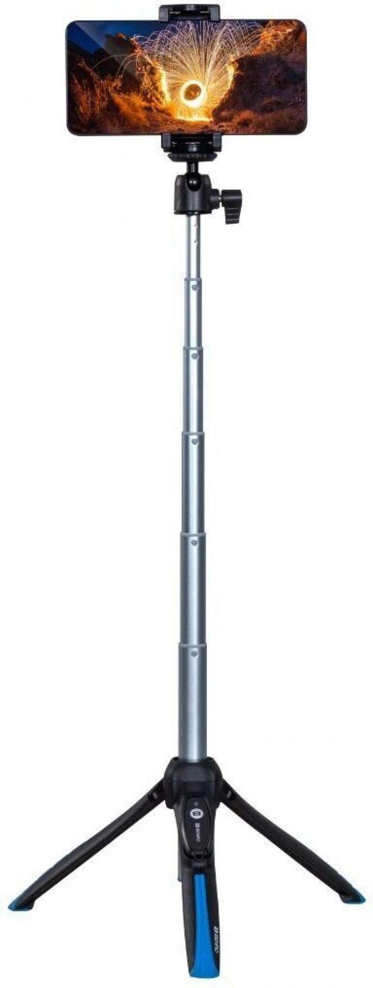 Benro BK15 selfiepinne och ministativ, svart-blå Benro BK15 selfiepinne och ministativ, svart-blå