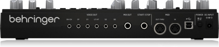 BEHRINGER RD-6 analog trummaskin, svart