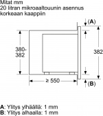 Bosch BFL623MS3 Serie 2 mikrovågsugn, stål Bosch BFL623MS3 Serie 2 mikrovågsugn, stål