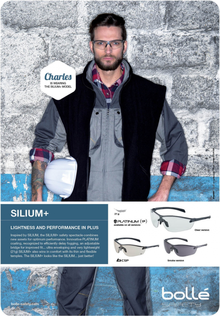 Bollé Silium+ skyddsglasögon, CSP