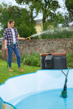 Bosch GardenPump 18V-2000 uppladdningsbar vattenpump, 2,5 Ah batteri