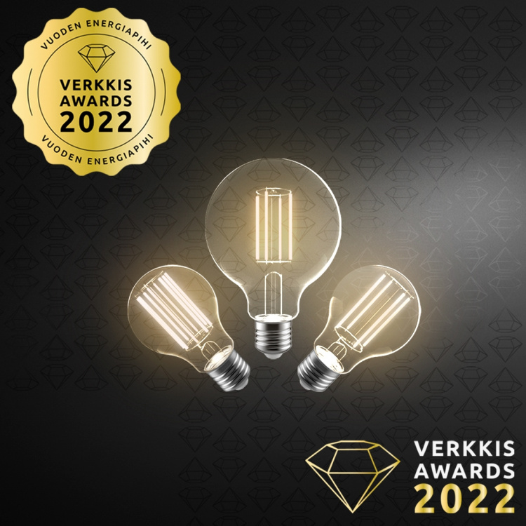 Airam LED A60-lampa, E27, 4000K, 470lm, klar koppar Airam LED A60-lampa, E27, 4000K, 470lm, klar koppar