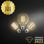 Airam LED A60-lampa, E27, 4000K, 806lm, klar koppar