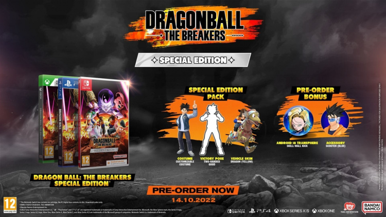 Bandai Namco Entertainment Dragon Ball: The Breakers - Special Edition-spel, PS4 Bandai Namco Entertainment Dragon Ball: The Breakers - Special Edition-spel, PS4
