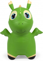 bo bo Hoppande djur, pop-up djur, Green Dino