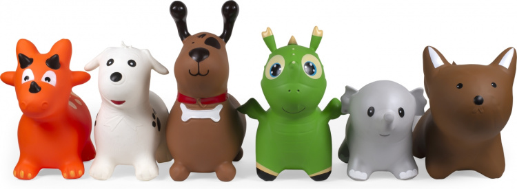 bo bo Hoppande djur, pop-up djur, Green Dino