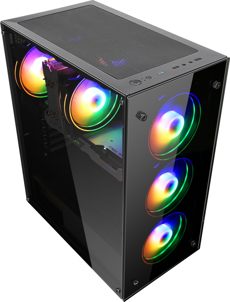 Blackstorm Artemis 205B ATX-chassi med fönster, svart