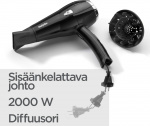 BaByliss D374DE Cordkeeper 2000 Hårfön BaByliss D374DE Cordkeeper 2000 Hårfön