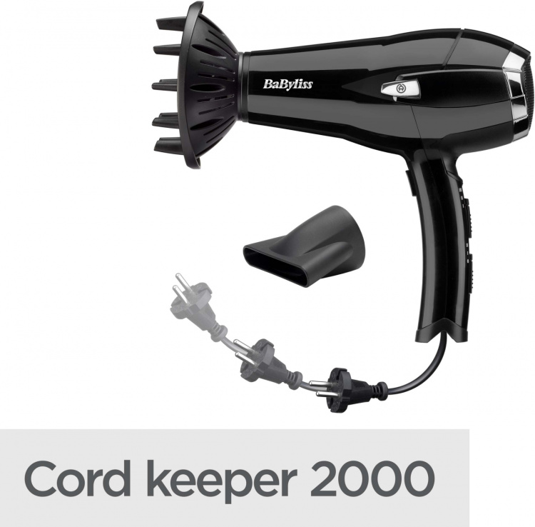 BaByliss D374DE Cordkeeper 2000 Hårfön BaByliss D374DE Cordkeeper 2000 Hårfön