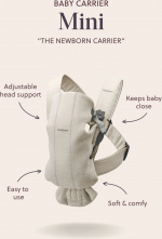 BabyBjörn Mini Vävd Bärsele, mörkgrön